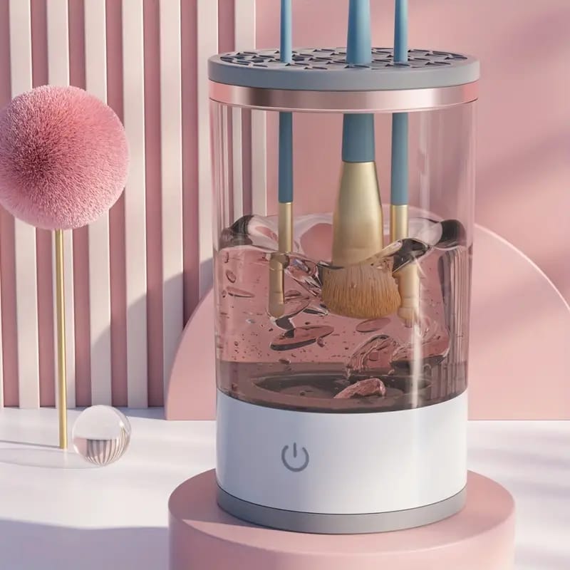 LIMPIADOR DE BROCHAS ELECTRICO, PARA MAQUILLAJE SHOPPEDI2