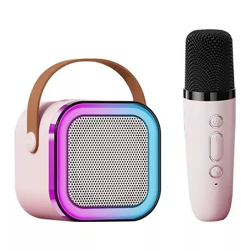 PARLANTE KARAOKE PORTATIL CON MICROFONO